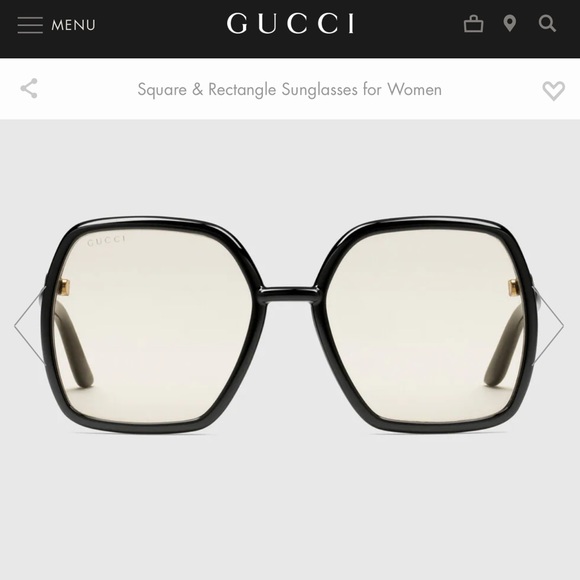 GUCCI Square Frame Sunglasses